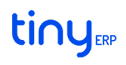 Logotipo da empresa Tiny ERP, sistema que a integração da Maker funciona